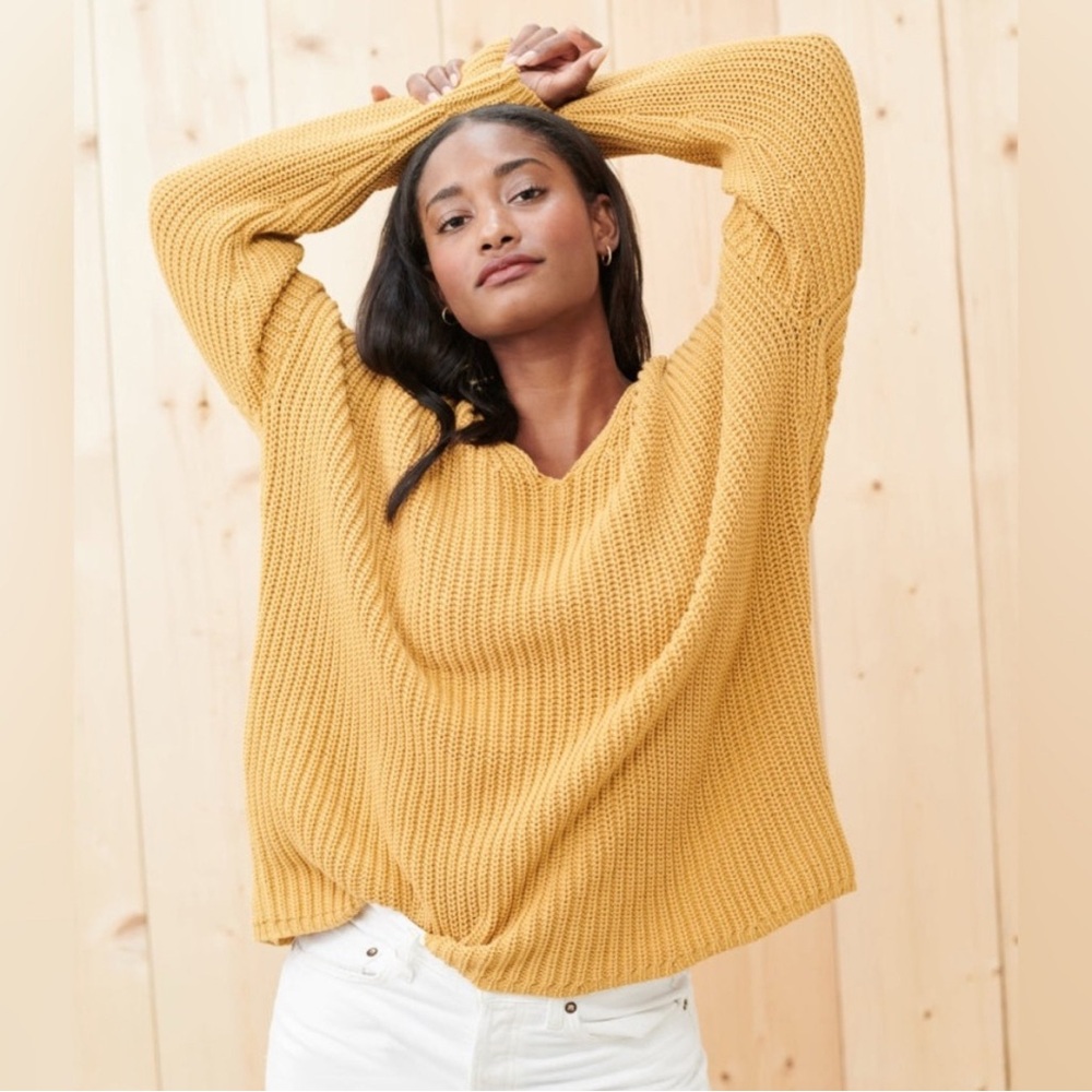 Cozy Mustard Sweater - Picture 2 of 5